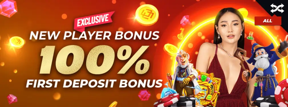 100% FIRST DEPOSIT BONUS